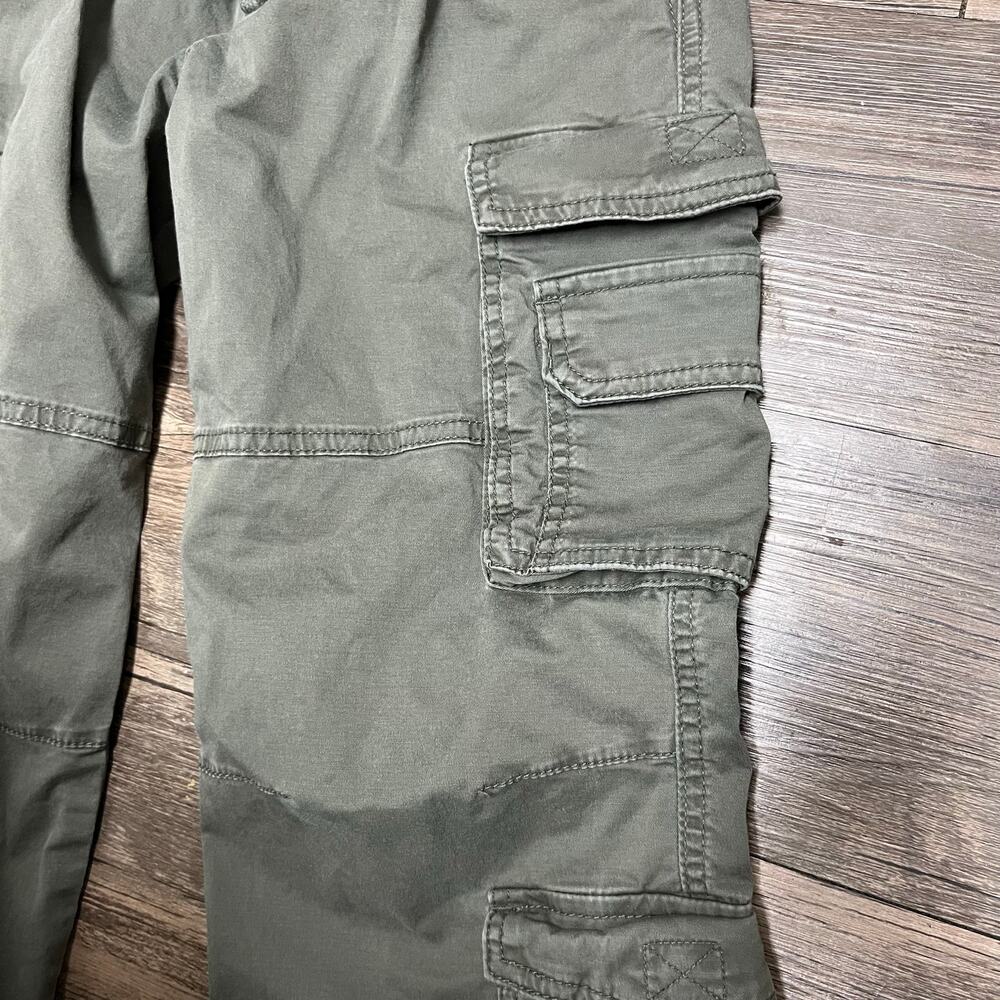Hollister Y2K Cargo Jogger Pants Olive Green Women XS Epic Flex Grunge Utility - Picture 6 of 11
